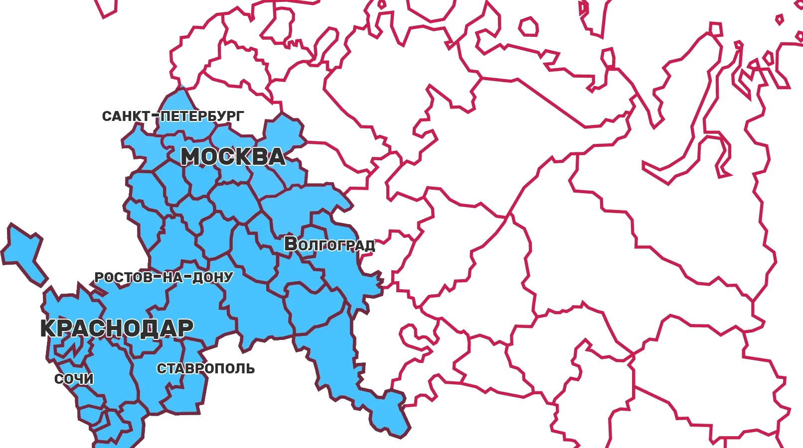Карта в Гулькевичи
